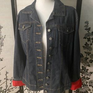 Still for sale! Chico’s Embroidered Denim Jacket